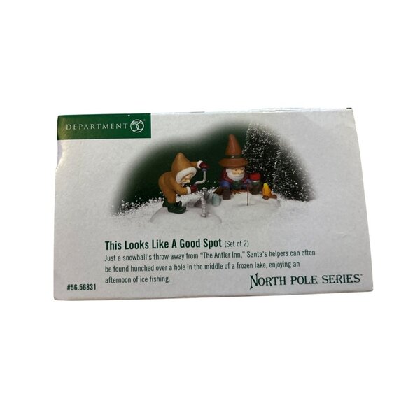 Department‎ 56 North Pole Accessory  "This Looks Like A Good Spot" -  Vintage - Picture 6 of 9